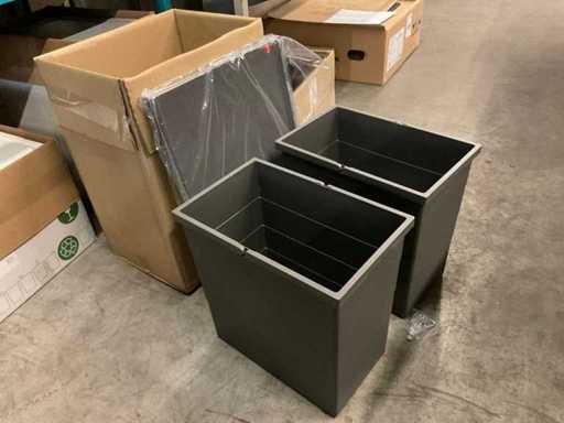 Hailo Triple XL Système intégré de séparation des déchets