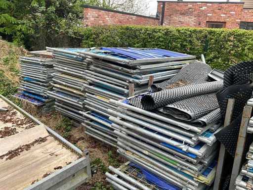 Batch of construction fences