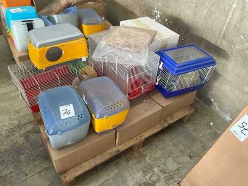Stock of various accessories for animals