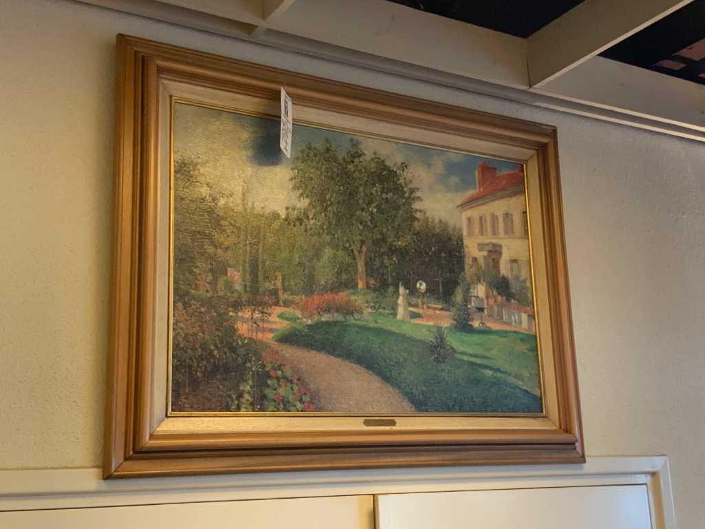 C. Pissaro Druck im Rahmen