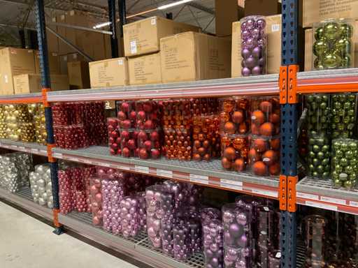 Lotto di palline di Natale infrangibili