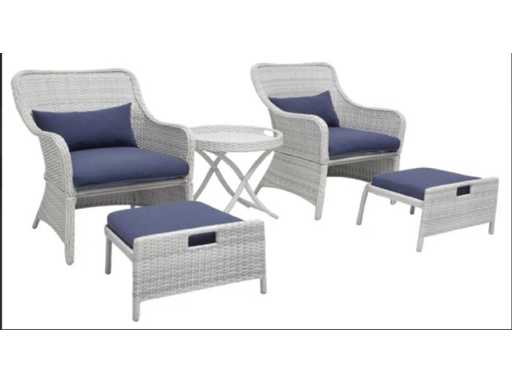 Hampton Bay 88708 Garden Hills set da giardino a 5 pezzi (2x)