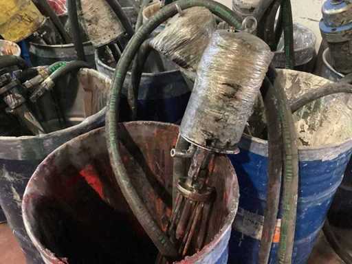 Pneumatic peristaltic pvc pumps (5x)