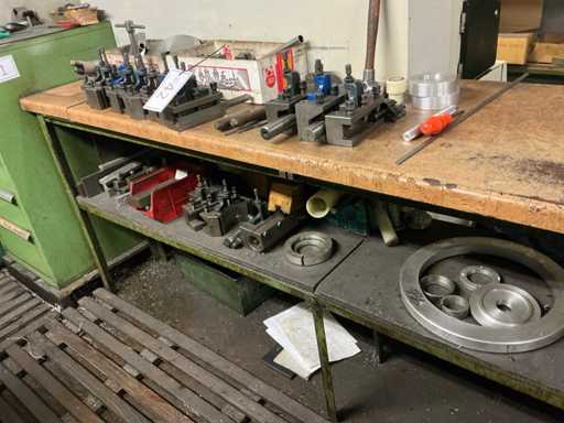 Assortiment draaibankgereedschap/accessoires