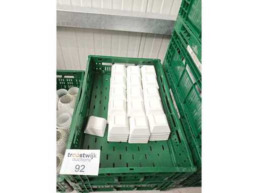 Porcelaine : bocal d’entrée/dessert (196x)