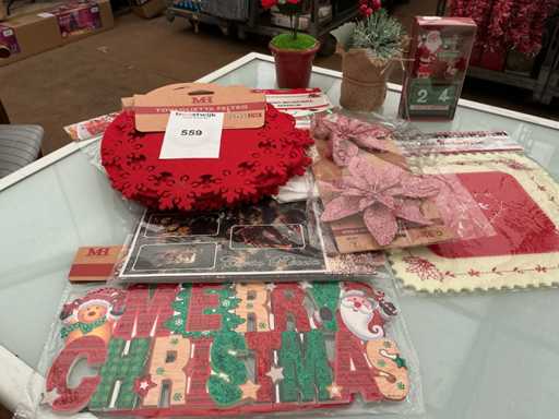 Weihnachtsdekoration für Partys.