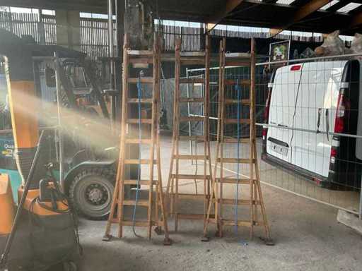 Martin 2x9 Échelle en bois (3x)