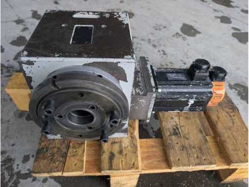 4-assige freesmachine, roterende as met servo