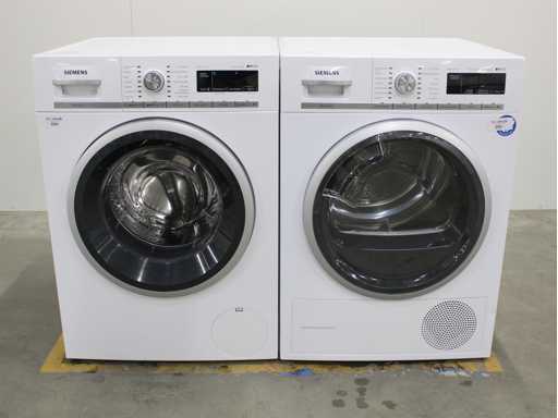 Siemens iQ700 iSensoric bestCollection aquaStop Wasmachine & Siemens iQ700 iSensoric bestCollection selfCleaning condenser Wasdroger