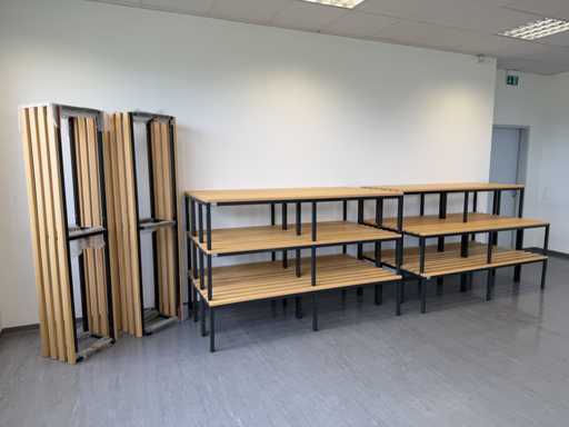 CP 21 pièces bancs de changement / bancs de vestiaire