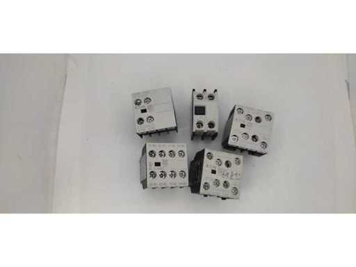 EATON - various auxiliary contact blocks - 2S/2Ö - 1S/1Ö (5x)