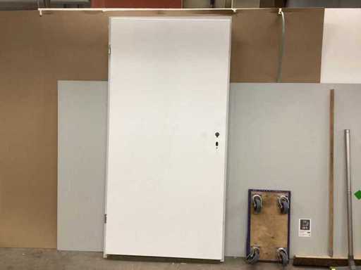 12x Novaferm  Feuchtraum Türelement RAL 9016 // 1000mm x 2000mm // LD 935 x 1968mm DIN links  Gebraucht