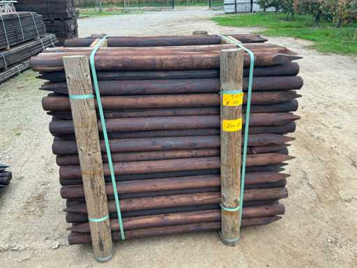 Pine impregnated milled post 7x140 Garden posts (200x)