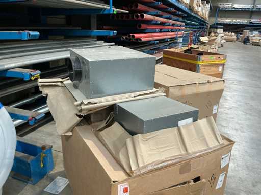 Batch of ventilation boxes