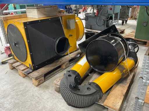 2001 Plymovent FUA-3000 Lasdampafzuiginstallatie