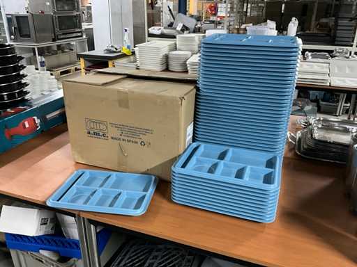 Tăvi din plastic A.M.C. (100x)