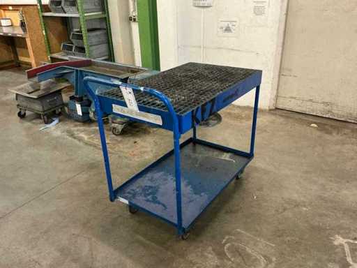 Tramway d’étagère FETRA 2722 2015 avec bac goutte et grille