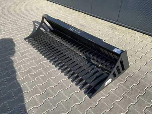 Rhino-cross-attachment Rock Bucket SH-78 Skid Steer Loader