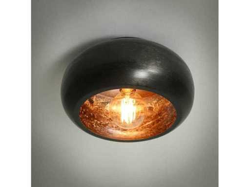 Lampă de tavan pentru cer | 1 lumină | Ø 34 cm | Nichel negru