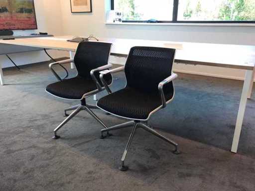 Vitra Unix Chair Meeting Chair (2x)