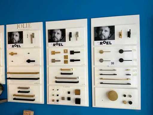Batch of door fittings