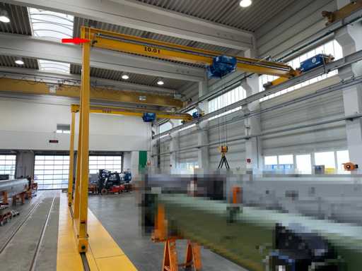 ABUS - Gru a semicavalletto monotrave 10t