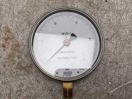 2018 WikaWika Pressure Gauge 0-25bar
