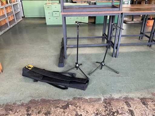 K & M Microphone stands (2x)