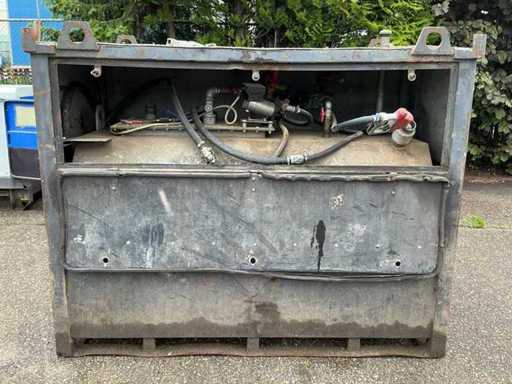 DGV Dubbelwandige metalen Brandstoftank