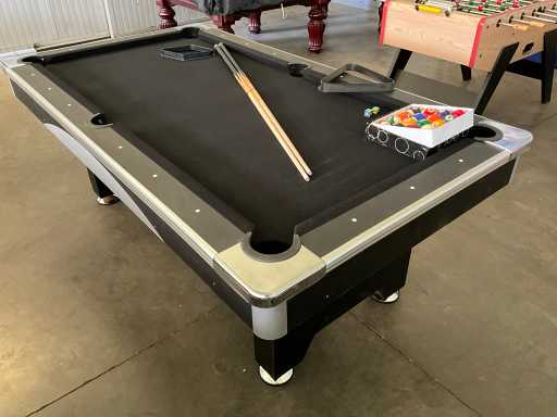 Pooltafel Detroit 7ft zwart