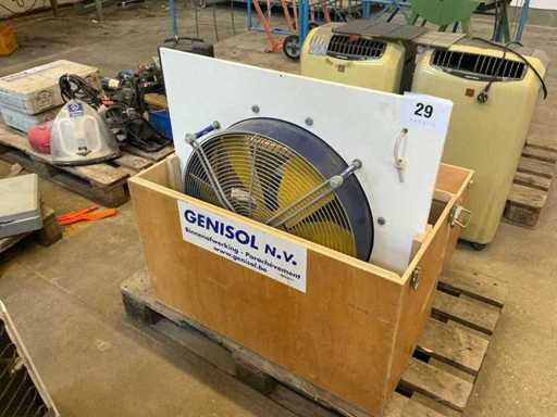 Blower door Ventilator + mobiele airco (2x) + diversen