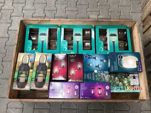 Lot Solar lighting (12x)