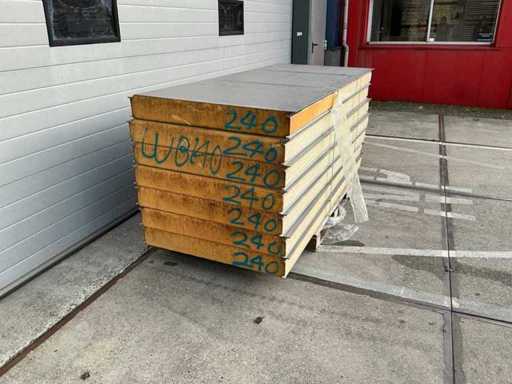 Profil sabliny - WB 140 - Panele kanapkowe (7x) 17 m2