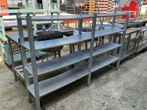 Rack de rangement galvanisé