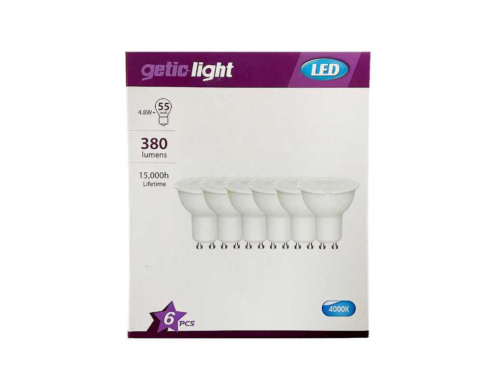 Getic-Light - LED-Strahler gu10 6er-Pack (100x)