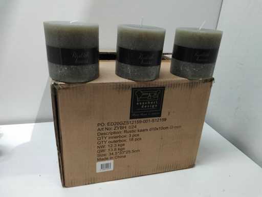 Design Esschert - Lumân?ri rustice (18x)