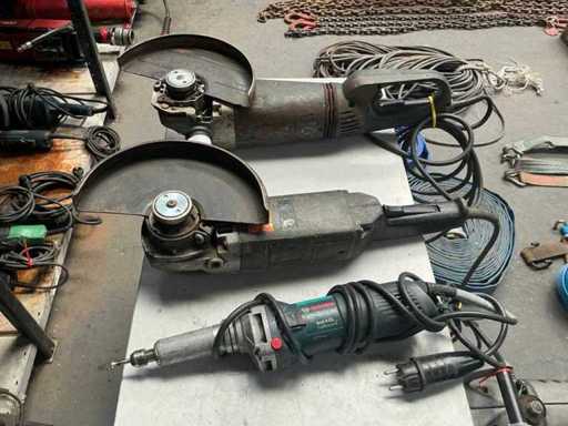 Various Angle grinder (3x)