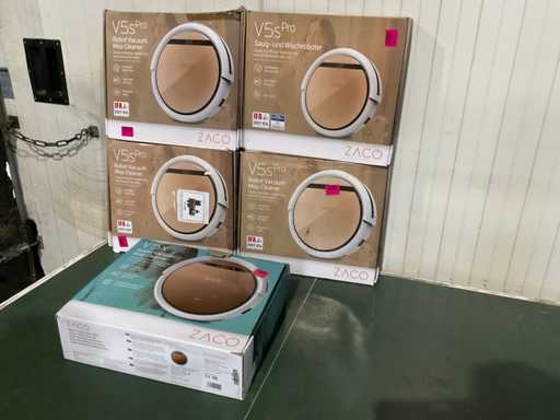Zaco V5 Robotstofzuiger (5x)
