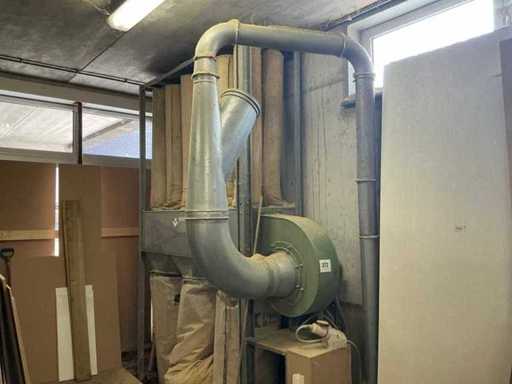 Vertongen Filter afzuiginstallatie