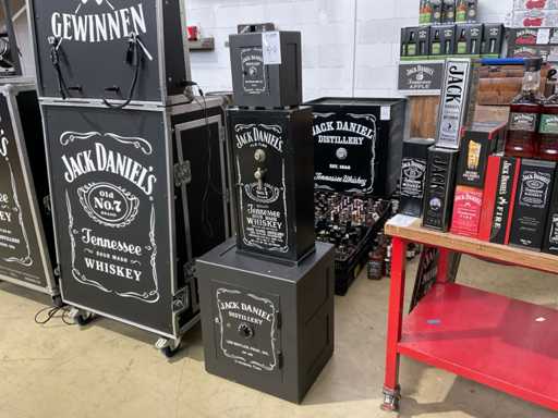 Jack Daniels Holztresor (3x)