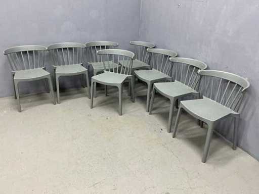 Chaise de cantine (8x)