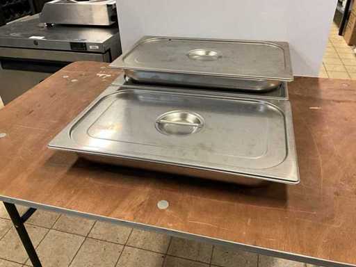 TGFF 1/1 GN bakken met deksel (3x)