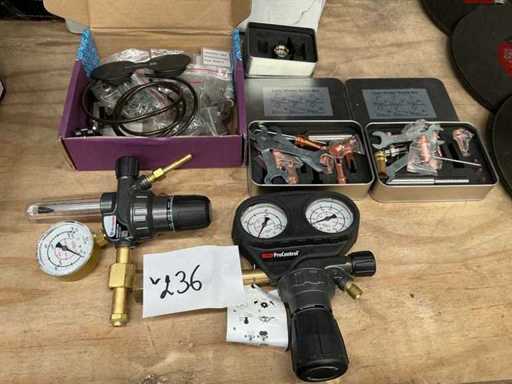 Various welding supplies