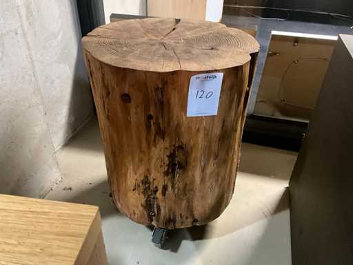 Bijzettafel - boomstam