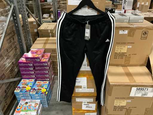 Party Adidas CZ2163 trikotowe spodnie z klapkami (115x)