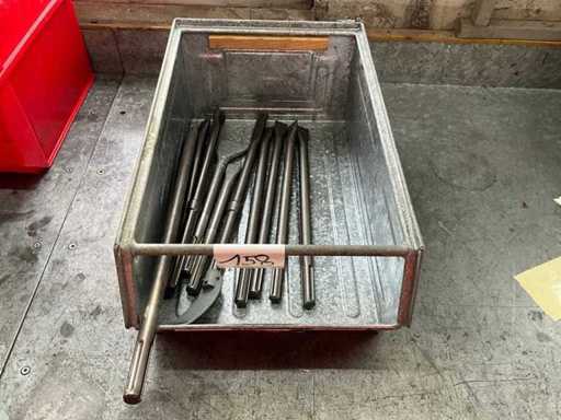 Formi open-fronted storage box with contents