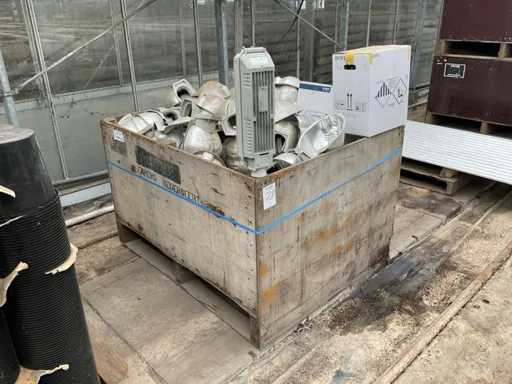 Lotto di lampade forzanti Hortilux HPS 400 e accessori