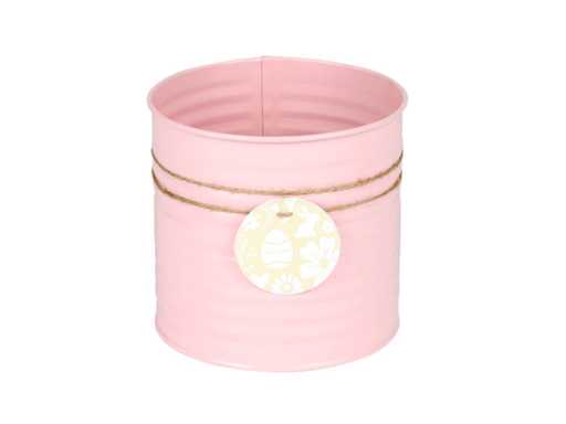 Tablă Ibiza zinc + etichetă Ø13xH12cm ES12 pi (1843x)