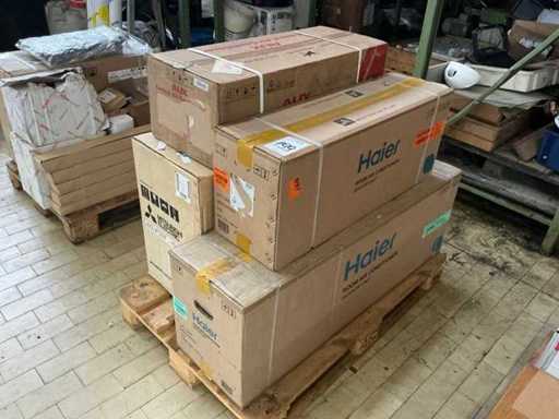 Stock of accessories, spare parts and warehouse stocks