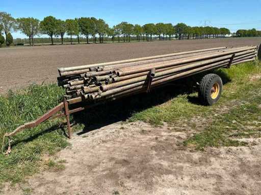 Laval 80 Tubi di irrigazione con rimorchio (56x)